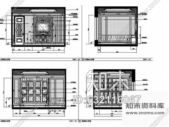 施工图上海某豪华红酒会所室内装修施工图cad施工图下载【ID:632116067】