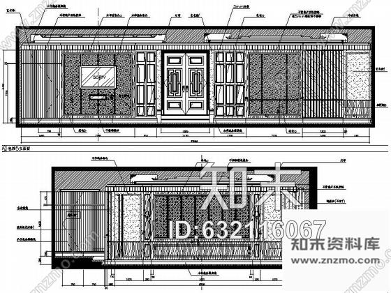 施工图上海某豪华红酒会所室内装修施工图cad施工图下载【ID:632116067】