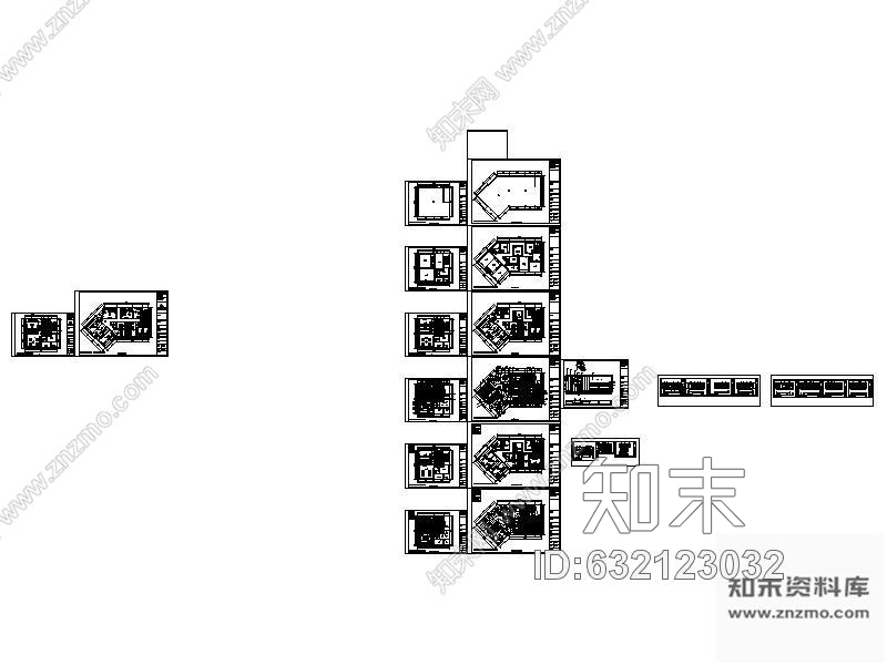 施工图某奢华KTV商务娱乐会所施工图含效果cad施工图下载【ID:632123032】