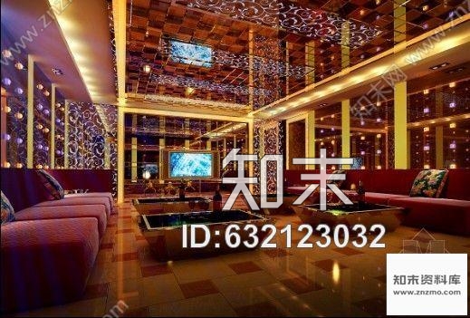 施工图某奢华KTV商务娱乐会所施工图含效果cad施工图下载【ID:632123032】