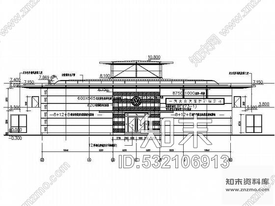 施工图大型汽车展厅装饰施工图cad施工图下载【ID:532106913】