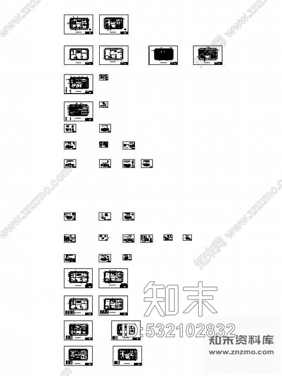 施工图某办公大楼六、七层装修图cad施工图下载【ID:532102832】