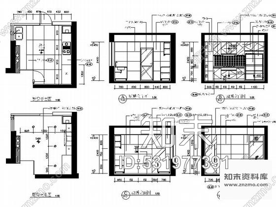 施工图福州高层豪宅区现代时尚三居室样板间CAD装修施工图cad施工图下载【ID:531977391】