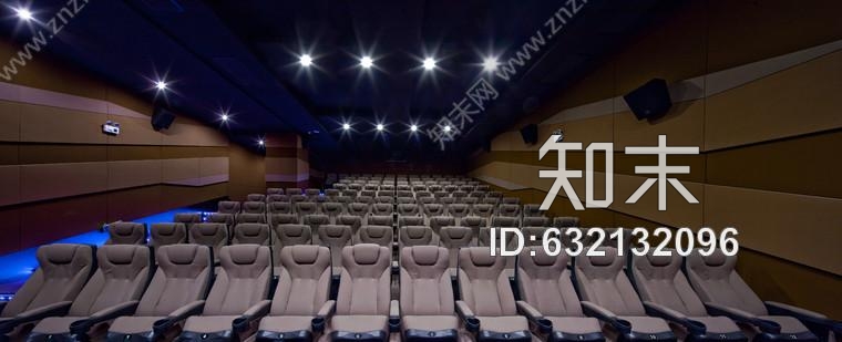 现代美亚巨幕电影院设计施工图附效果图cad施工图下载【ID:632132096】