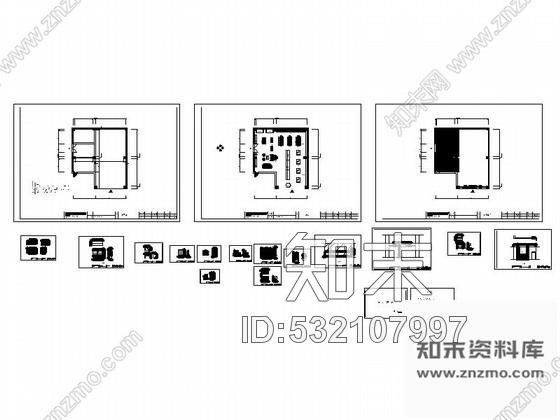 施工图某汽车展示厅装修方案cad施工图下载【ID:532107997】