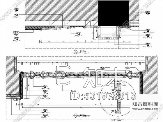 施工图上海奢华一族简欧联排别墅样板间CAD装修施工图含实景施工图下载【ID:531978313】