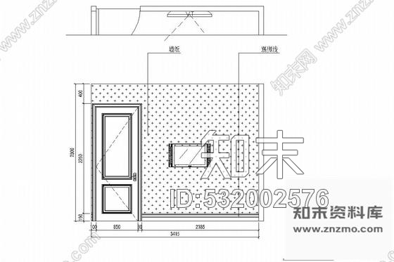 施工图温州北欧风格港式茶餐厅室内装修图cad施工图下载【ID:532002576】