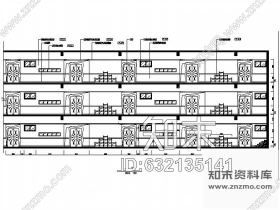 施工图上海城市活泼现代三层幼儿园室内装饰设计施工图施工图下载【ID:632135141】