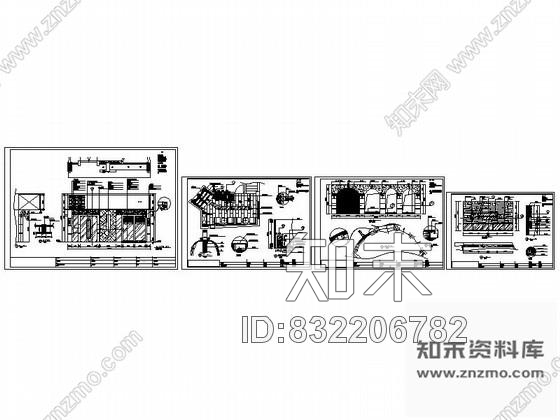 图块/节点时尚美容院门厅装修详图cad施工图下载【ID:832206782】