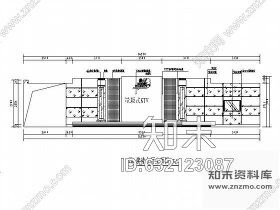 施工图东莞精品时尚量贩式KTV室内装修图cad施工图下载【ID:632123087】