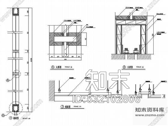 施工图某公司客户服务中心装修图cad施工图下载【ID:532102806】