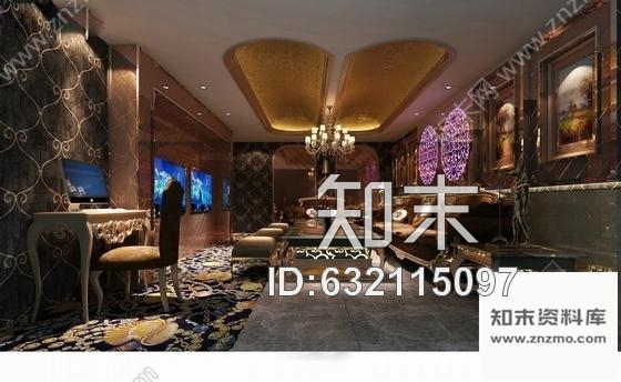 施工图福建欧式国际音乐会所包厢装修图含效果cad施工图下载【ID:632115097】