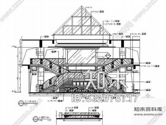 施工图大连某现代古典风格售楼处室内装修施工图cad施工图下载【ID:532073717】