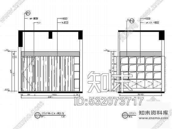 施工图大连某现代古典风格售楼处室内装修施工图cad施工图下载【ID:532073717】
