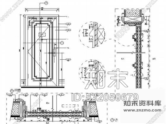 施工图河北某大酒店E型客房装修图cad施工图下载【ID:532050679】