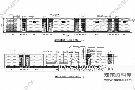 施工图武汉旅游风景区旁特色风味酒楼施工图cad施工图下载【ID:532005545】