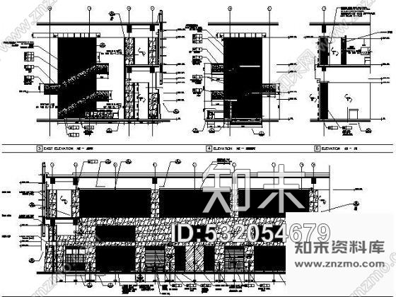 施工图北京奢华五星级酒店部分施工图含实景cad施工图下载【ID:532054679】