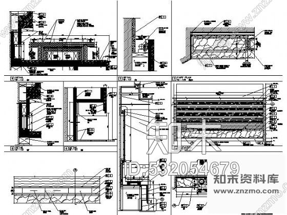 施工图北京奢华五星级酒店部分施工图含实景cad施工图下载【ID:532054679】