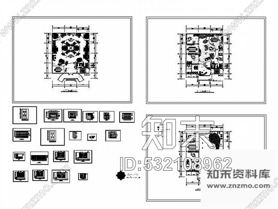 施工图山东某知名家具展厅室内装修施工图施工图下载【ID:532108962】