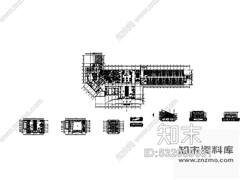 施工图某国际大酒店装修图(含效果)cad施工图下载【ID:532059681】