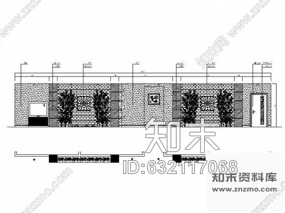 施工图特色洗脚城装饰设计图cad施工图下载【ID:632117068】