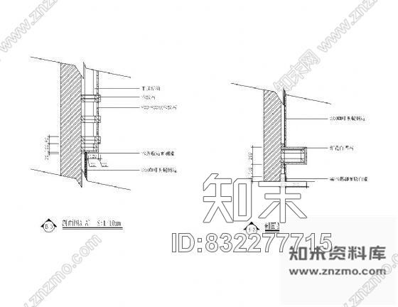 别墅大堂装饰墙详图2cad施工图下载【ID:832277715】