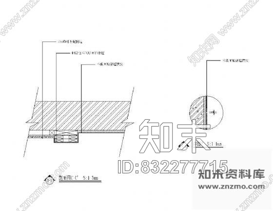 别墅大堂装饰墙详图2cad施工图下载【ID:832277715】