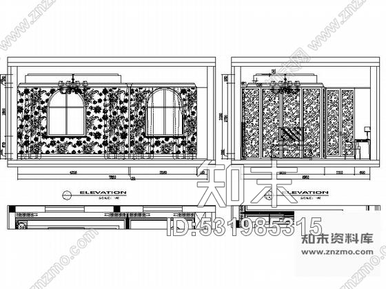 施工图湖南精品奢华欧式双层别墅CAD设计装修图含效果cad施工图下载【ID:531985315】