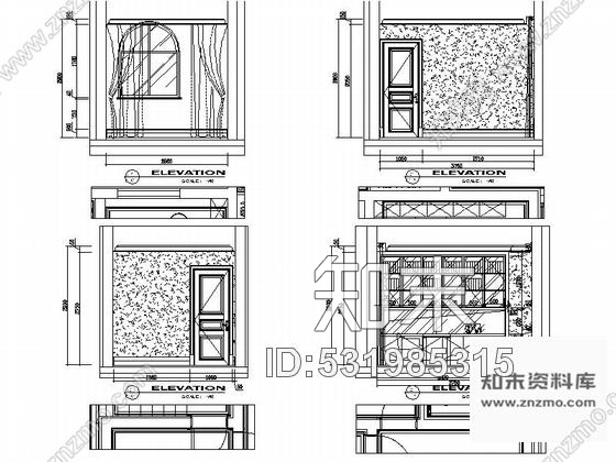 施工图湖南精品奢华欧式双层别墅CAD设计装修图含效果cad施工图下载【ID:531985315】