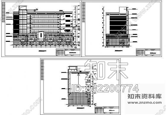 图块/节点石材幕墙立面施工图cad施工图下载【ID:832200774】