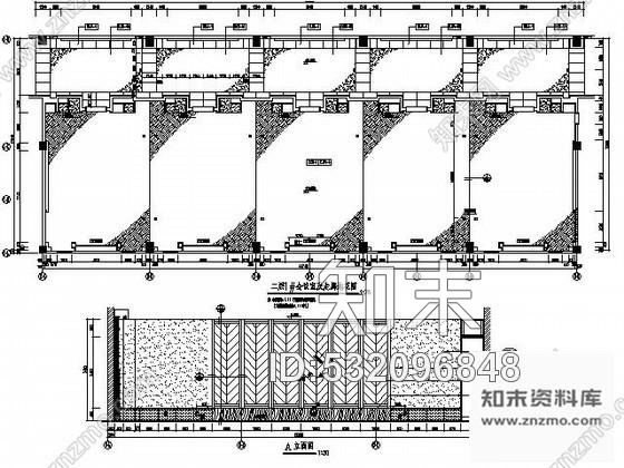 施工图会议中心1号会议室装修图cad施工图下载【ID:532096848】