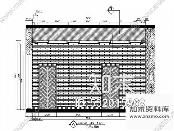 施工图大连某中式茶馆室内装修施工图含效果cad施工图下载【ID:532015569】