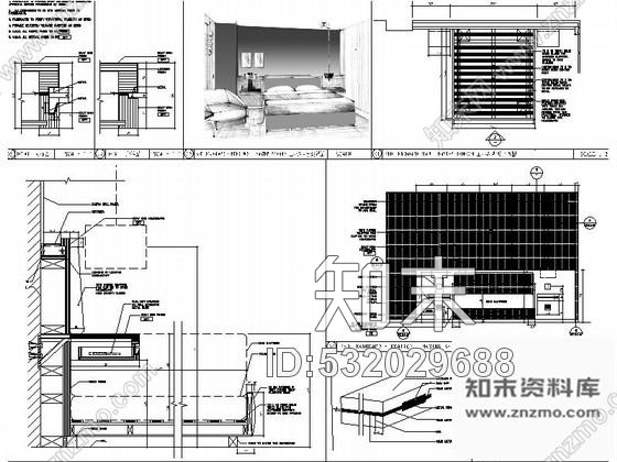 施工图上海环球金融中心酒店式公寓装修施工图含实景cad施工图下载【ID:532029688】