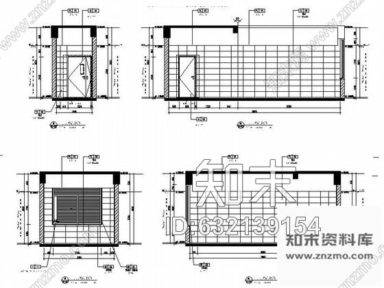 施工图安徽大型精神病医院现代病房大楼室内装修施工图cad施工图下载【ID:632139154】
