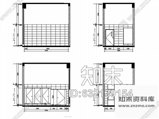 施工图安徽大型精神病医院现代病房大楼室内装修施工图cad施工图下载【ID:632139154】