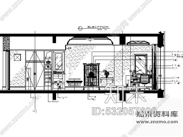 施工图五星酒店豪华大床间装修图cad施工图下载【ID:532057600】