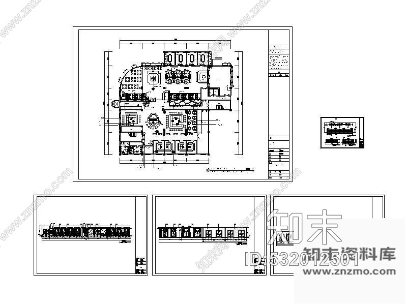 施工图某西式比萨店装修图(含实景)cad施工图下载【ID:532012501】