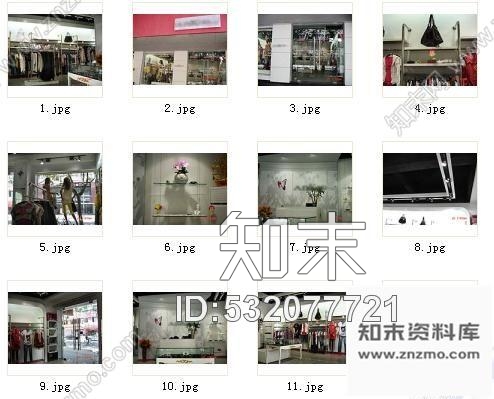 施工图时尚品牌女装店设计(含实景照)cad施工图下载【ID:532077721】