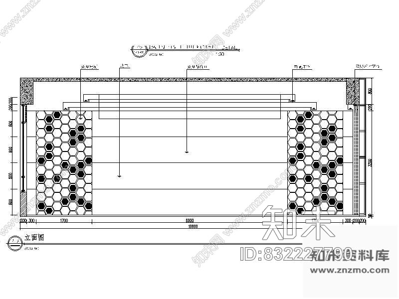 接待室装修详图cad施工图下载【ID:832227790】