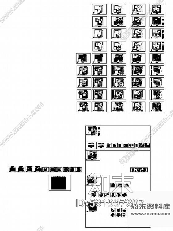 施工图厦门三层别墅装修图cad施工图下载【ID:531997307】