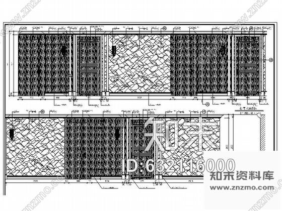 施工图时尚高档咖啡会所室内装修CAD施工图施工图下载【ID:632116000】