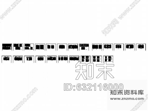 施工图时尚高档咖啡会所室内装修CAD施工图施工图下载【ID:632116000】