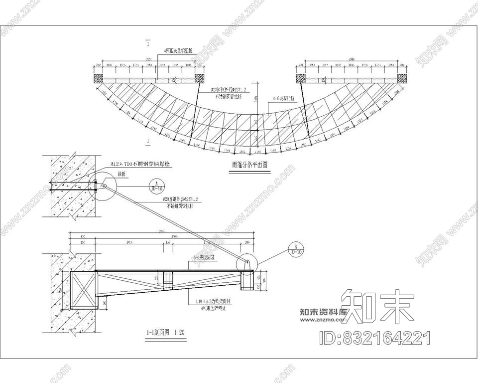 国源购物广场外墙装修施工图cad施工图下载【ID:832164221】