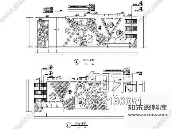 施工图某豪华卡拉OK室内装修图cad施工图下载【ID:632130051】