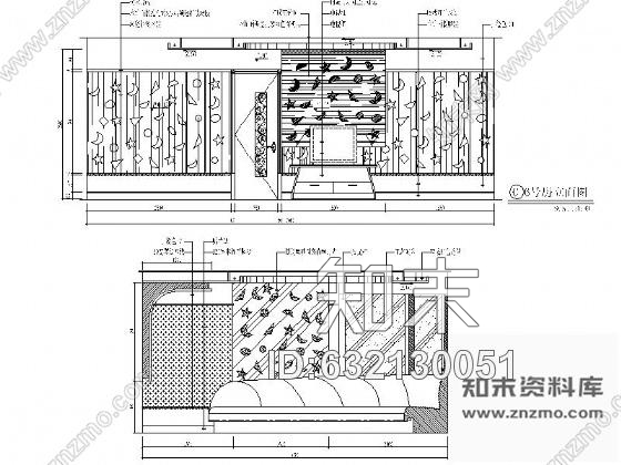 施工图某豪华卡拉OK室内装修图cad施工图下载【ID:632130051】