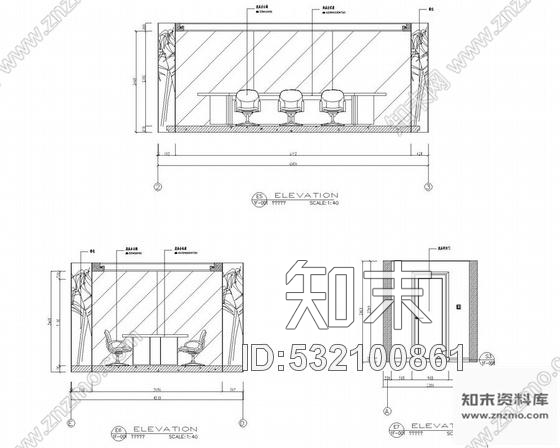 施工图办公空间施工图cad施工图下载【ID:532100861】