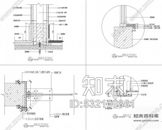 施工图办公空间施工图cad施工图下载【ID:532100861】