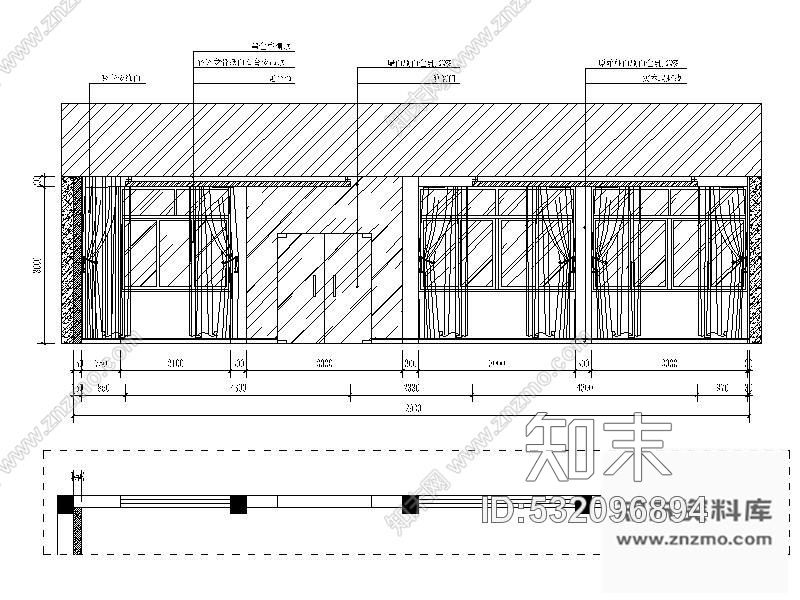 施工图苏州某粮食局办公楼改造室内装修图cad施工图下载【ID:532096894】