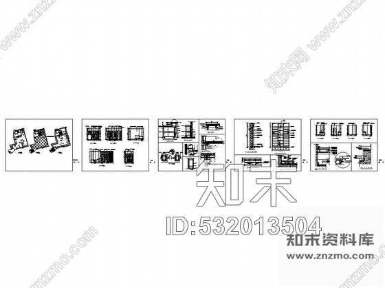 施工图酒店小面包房装修图cad施工图下载【ID:532013504】