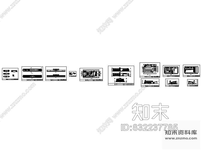 图块/节点某大学艺术学院平面图cad施工图下载【ID:832237785】